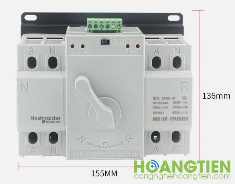 Thiết bị chuyển nguồn tự động ATS 63A ATS16