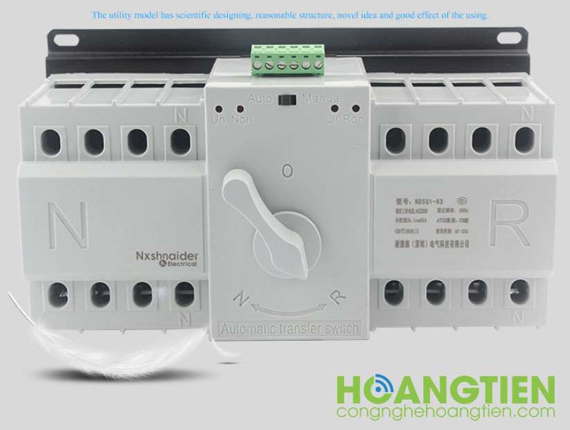 Thiết bị chuyển nguồn tự động ATS 63A 3 pha ATS17