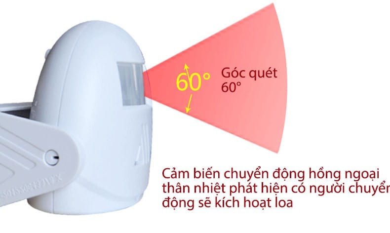 Chuông báo khách báo trộm cảm ứng chuyển động LK-5301