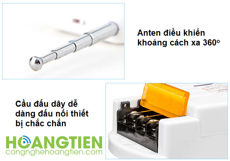 Công tắc điều khiển từ xa công suất lớn 40A 1Km Honest HT-6220KG