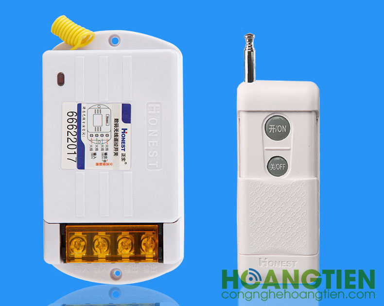 Công tắc điều khiển từ xa công suất lớn 40A 1Km Honest HT-6220KG