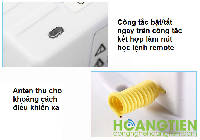 Công tắc điều khiển từ xa công suất lớn 40A 1Km Honest HT-6220KG
