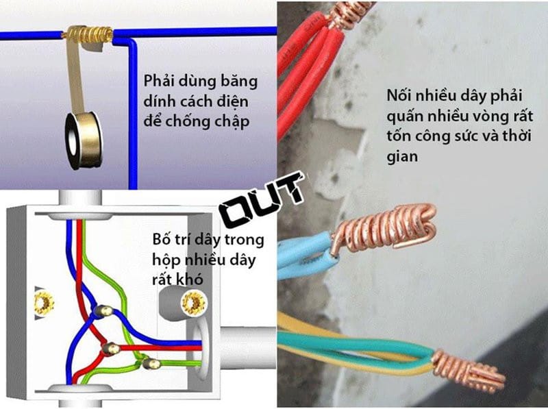 Cút nối dây điện KV774