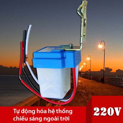 Công tắc cảm ứng ánh sáng 10A AS-10