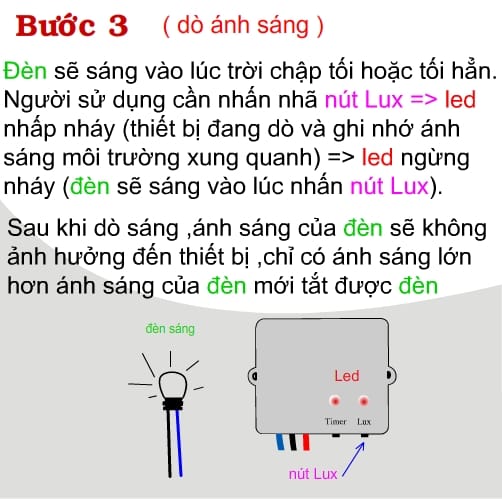 Công tắc cảm ứng ánh sáng TPE ST01