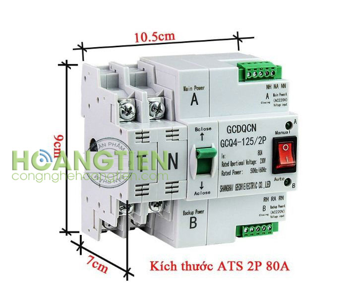 Bộ chuyển nguồn tự động ATS tốc độ cao GCQ4-125