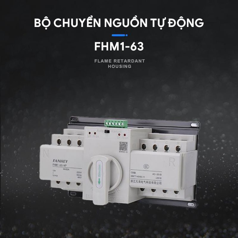 Bộ chuyển nguồn ATS FHM1-63