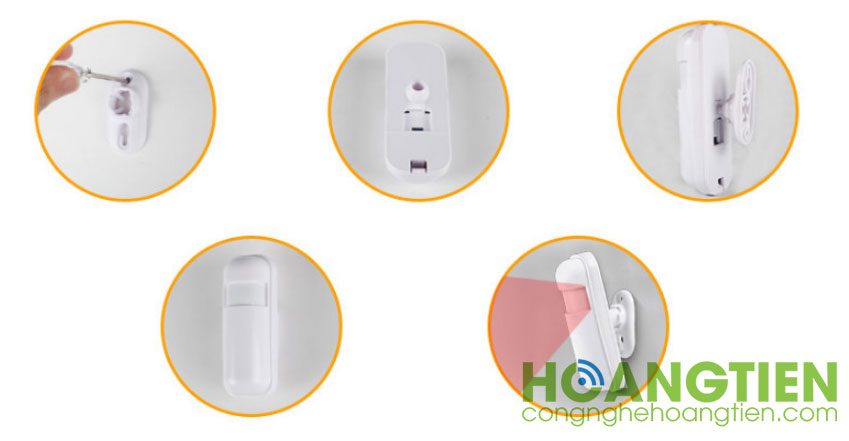 Cảm biến chuyển động hồng ngoại phát sóng RF 433Mhz PIRDT3