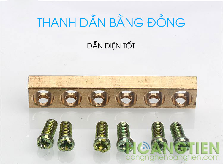 Cầu đấu dây điện 6 cổng SQ69-6