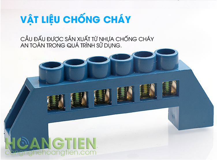 Cầu đấu dây điện 6 cổng SQ69-6