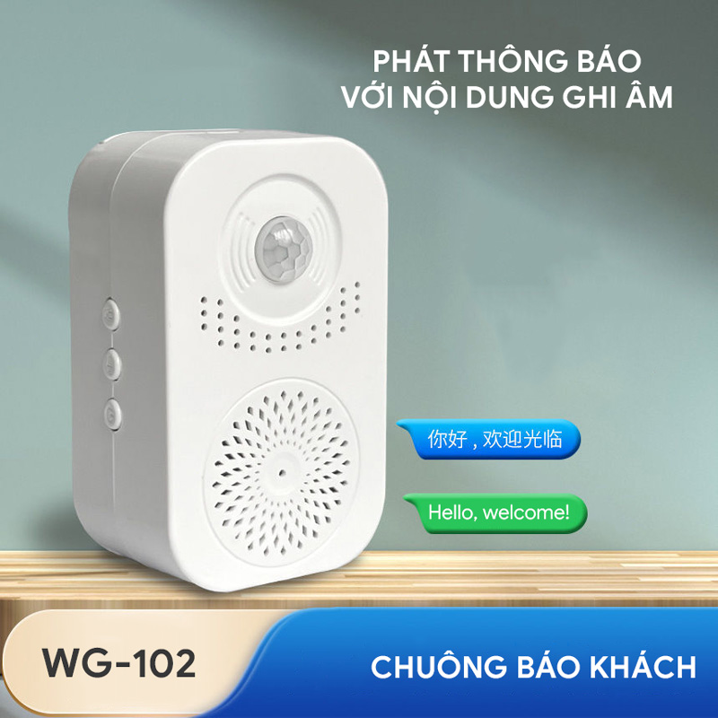 Chuông báo khách cảm ứng WG-102