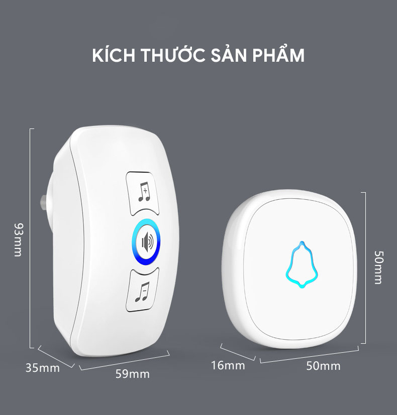 Chuông cửa không dây Kerui KR-M552