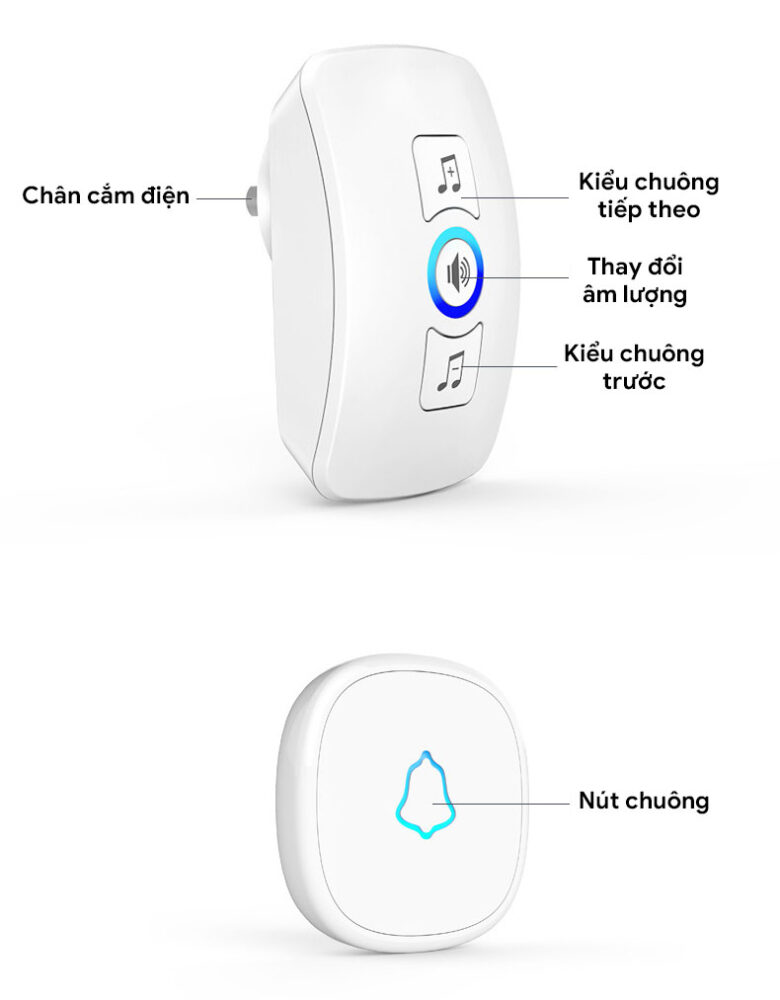 Chuông cửa không dây Kerui KR-M552