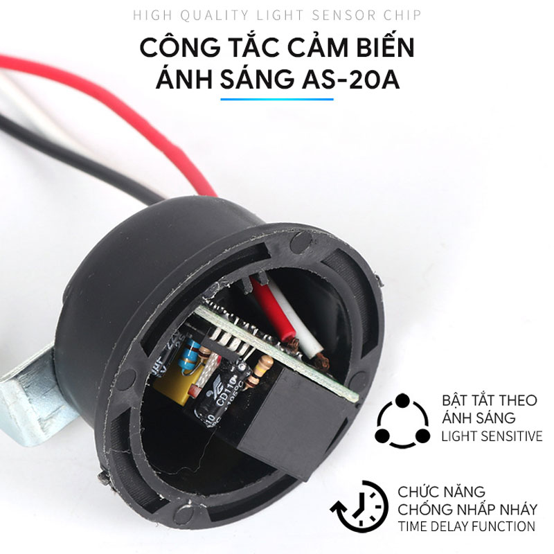 công tắc cảm ứng ánh sáng AS-20