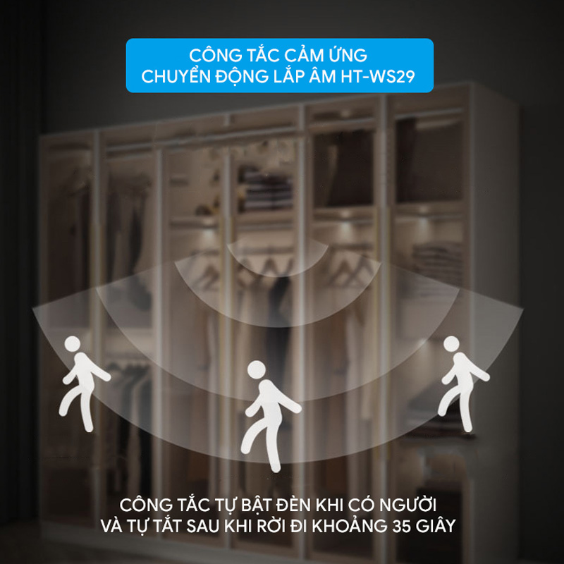 công tắc cảm ứng chuyển động HT-WS29