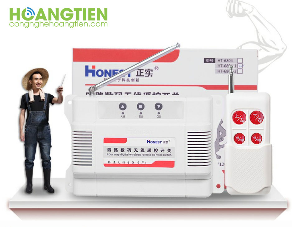 Công tắc điều khiển từ xa đảo chiều động cơ 40A Honest HT-7855