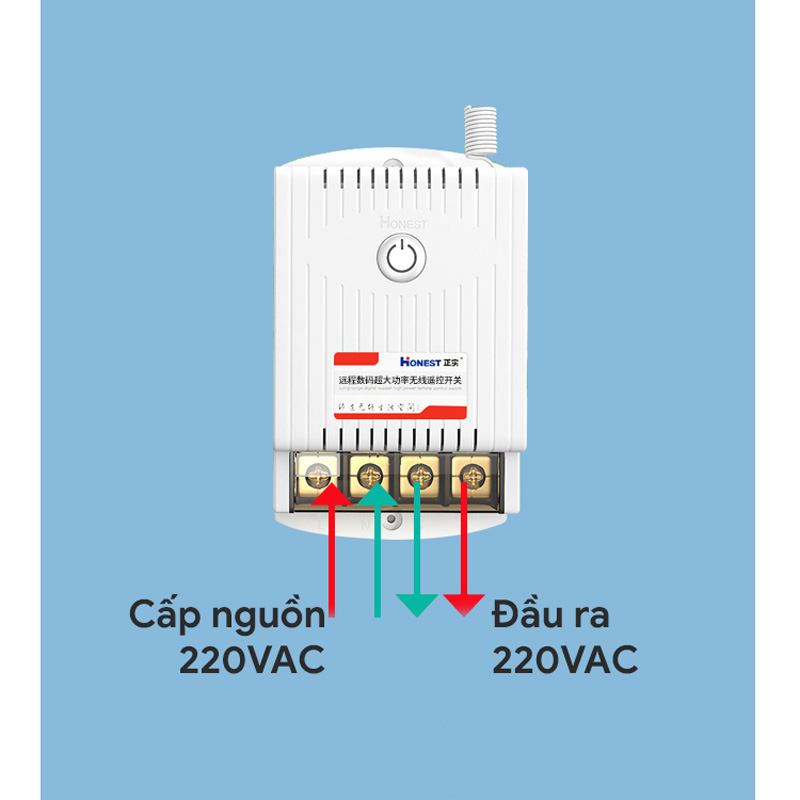 công tắc điều khiển Honest HT-2110KG