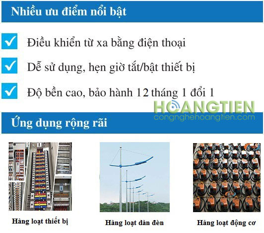Công tắc điều khiển từ xa qua sim Lazico ES01E