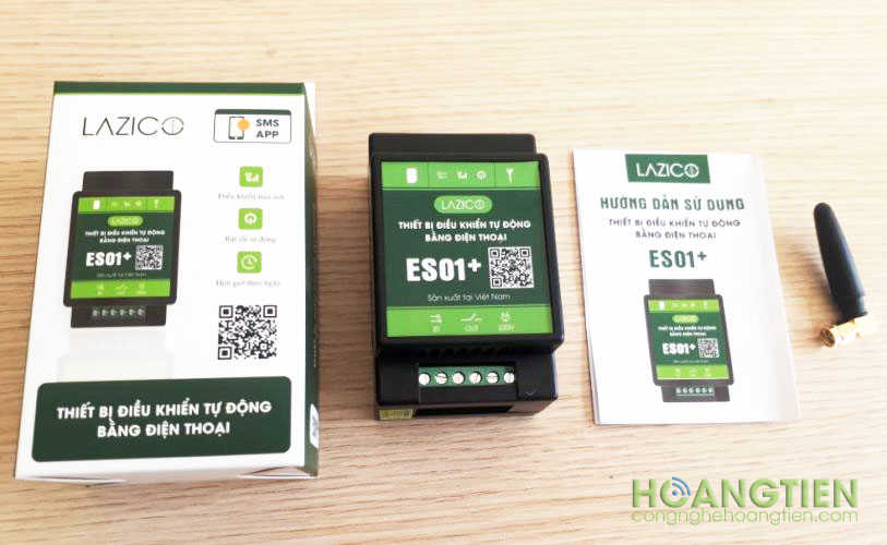 Công tắc điều khiển từ xa qua sim Lazico ES01+