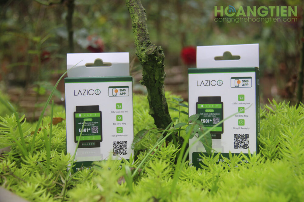 Công tắc điều khiển từ xa qua sim Lazico ES01+