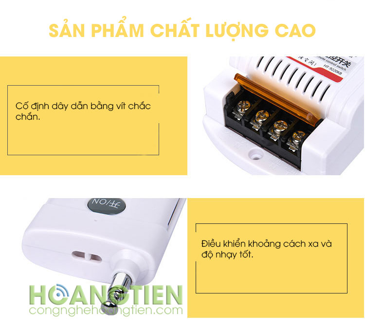 Công tắc điều khiển từ xa 2Km Honest HT-9220KB