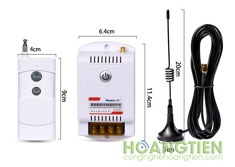 Công tắc điều khiển từ xa 2Km Honest HT-9220KB
