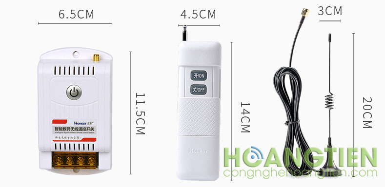 Công tắc điều khiển từ xa 5Km Honest HT-9220KG-5