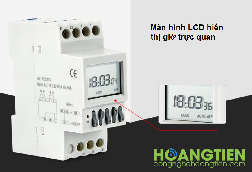 Công tắc hẹn giờ chu kỳ tháng TMC16A