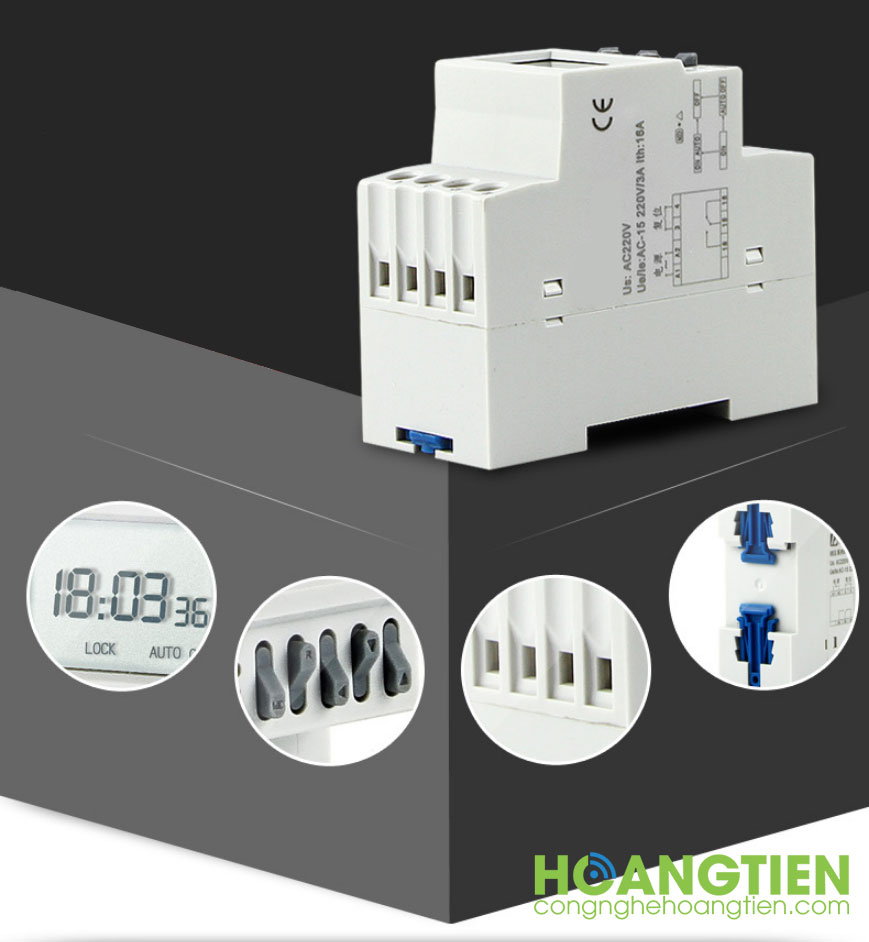 Công tắc hẹn giờ chu kỳ tháng TMC16A