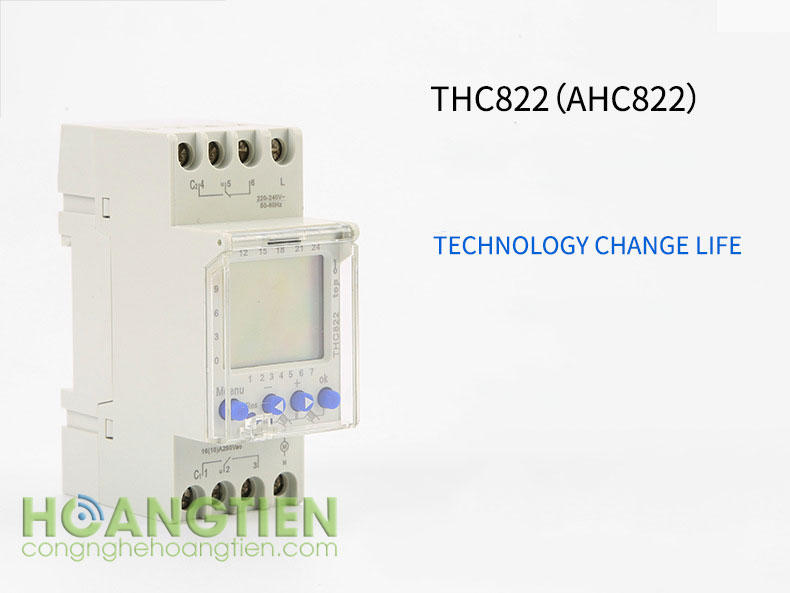 Công tắc hẹn giờ 2 kênh THC822