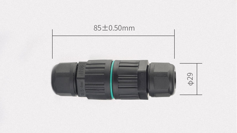 Cút nối thẳng chống nước CDF-200-3