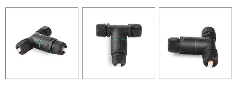 Cút nối dây điện chữ T chống nước IP68 CDF-200-3T