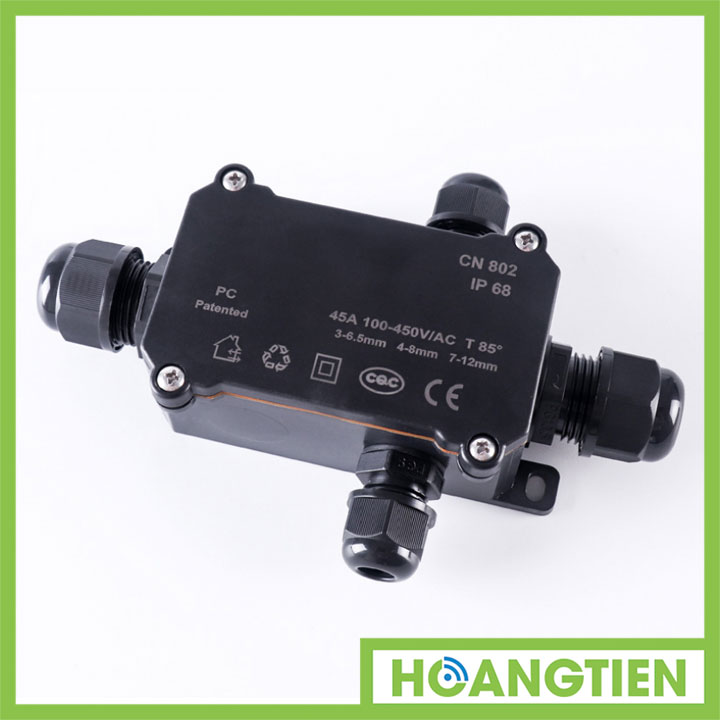 Cút nối dây điện chữ T chống nước CN804