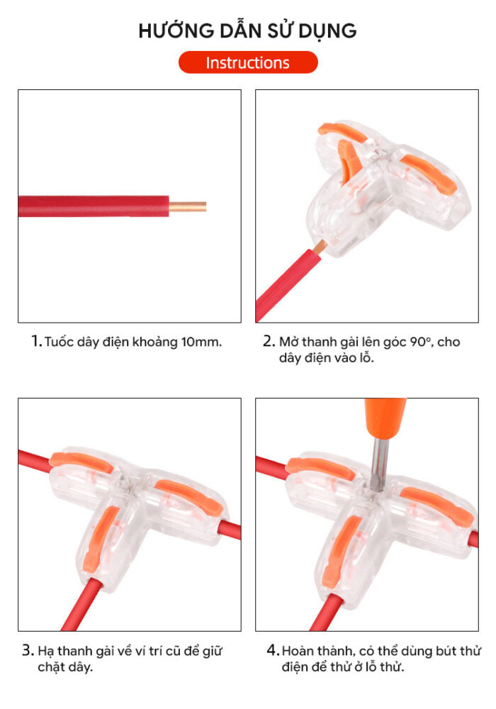 Cút nối dây điện T110WO