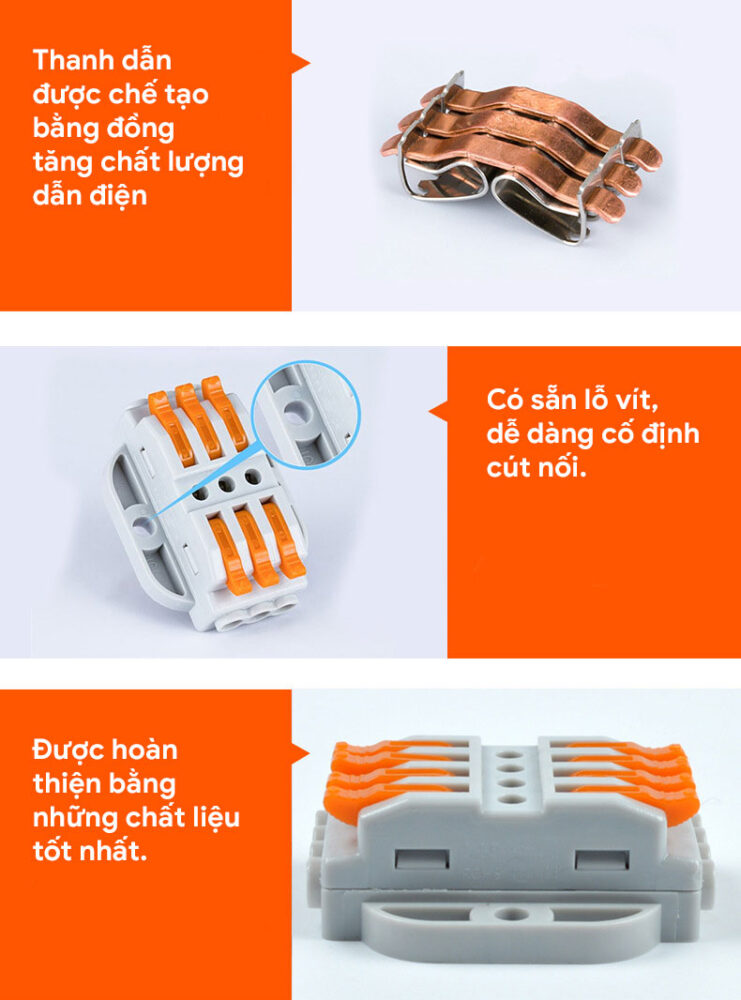 Cút nối dây điện nhanh KV223