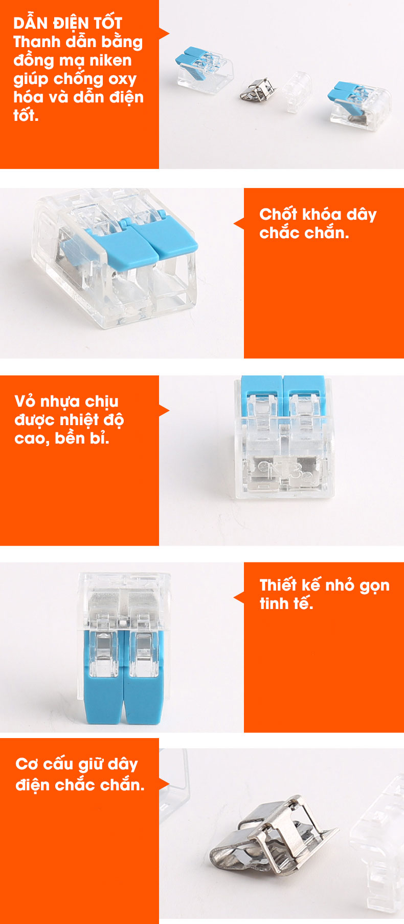Cút nối dây điện PCT-412
