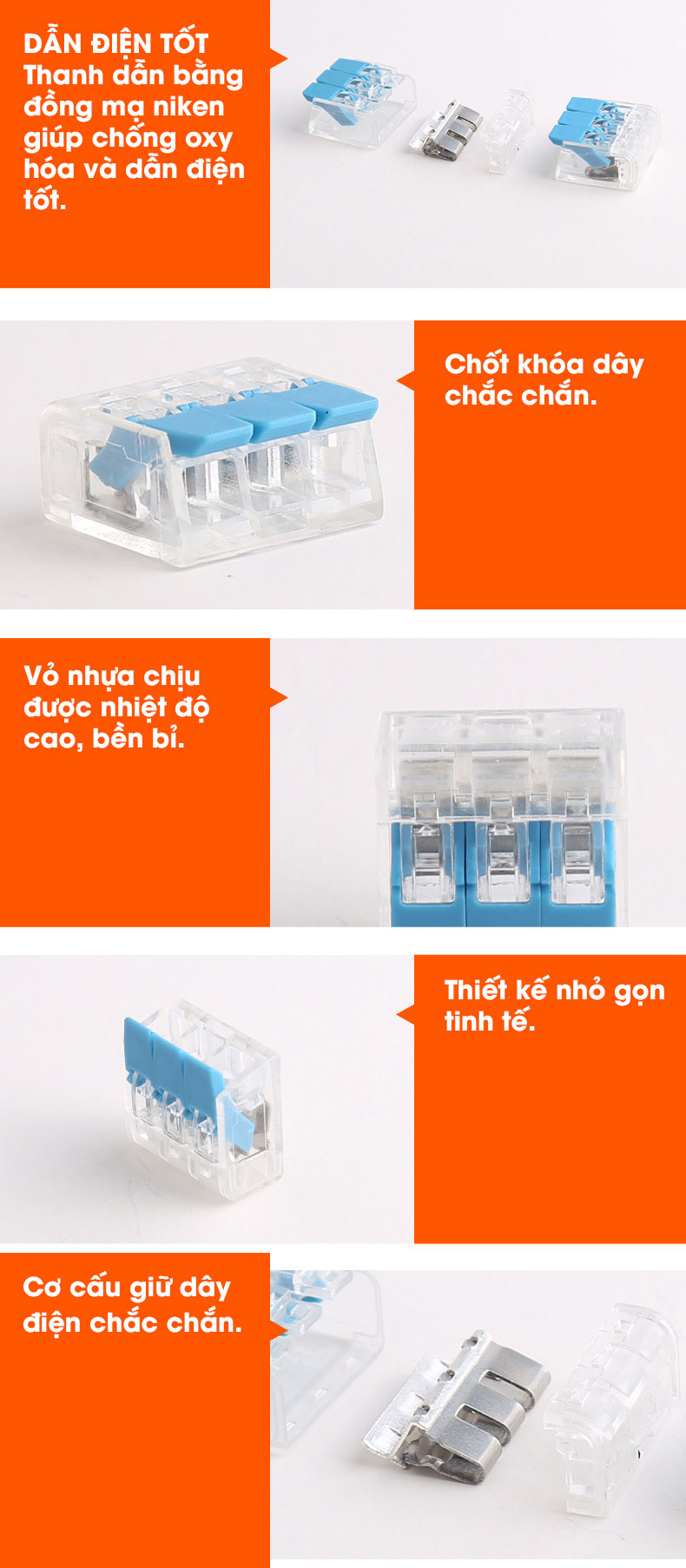 Cút nối dây điện PCT-413