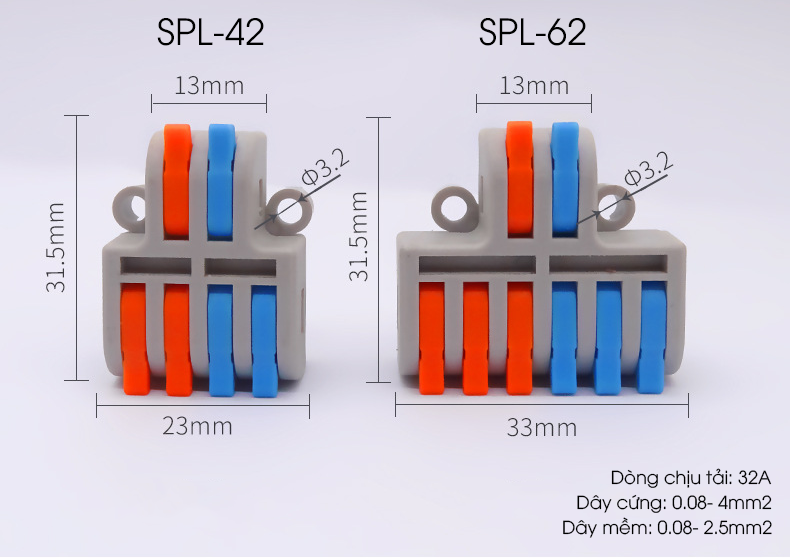 cút nối dây điện SPL-62