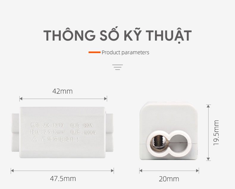 Cầu nối dây điện 2.5-10mm2 T1310