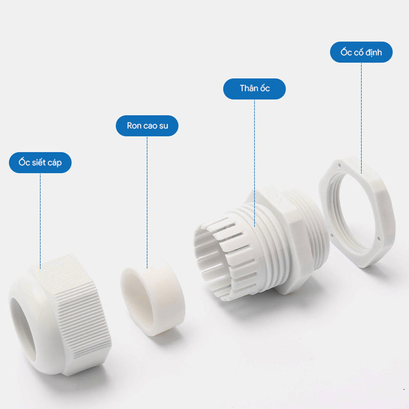 ốc siết cáp PG