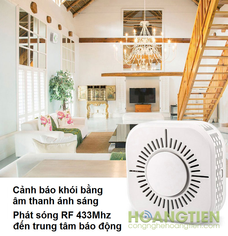 Cảm biến báo khói không dây C50