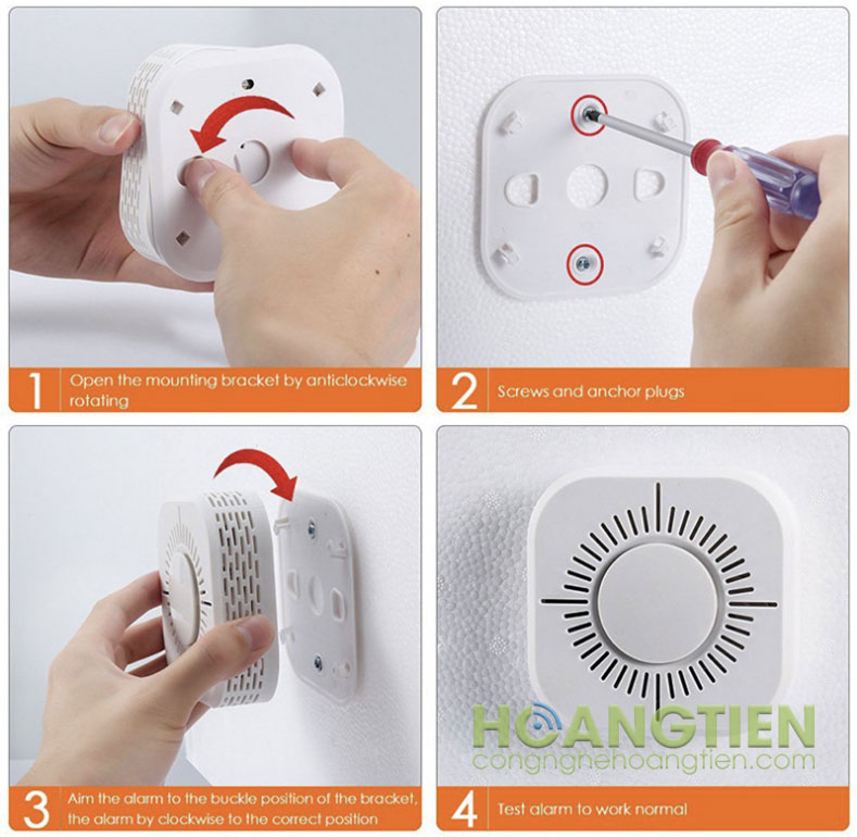 Cảm biến báo khói không dây C50