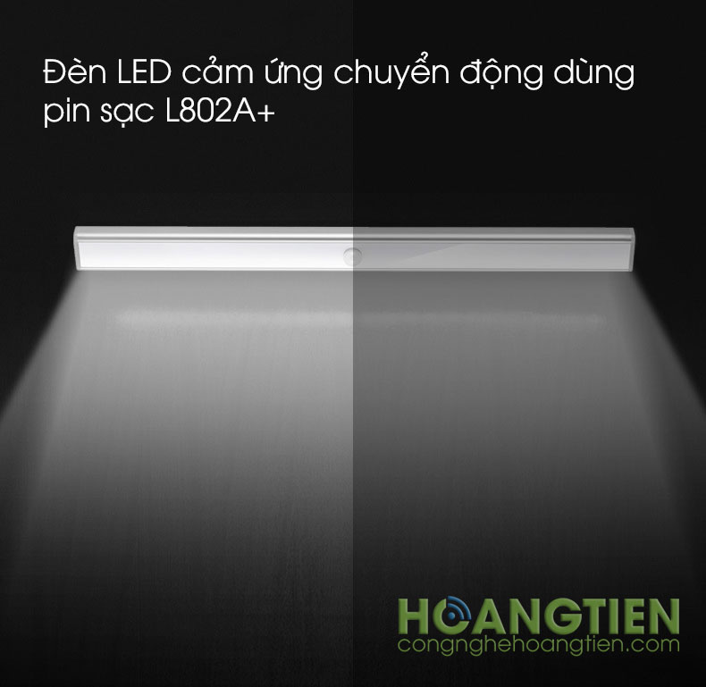 Đèn LED cảm ứng chuyển động dùng pin sạc L802A Plus