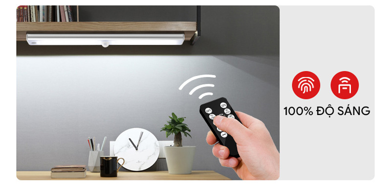Đèn led thanh điều khiển từ xa pin sạc 3AX-32