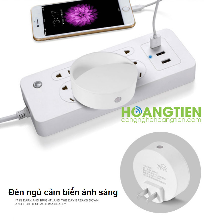 Đèn ngủ cảm biến ánh sáng CH-005