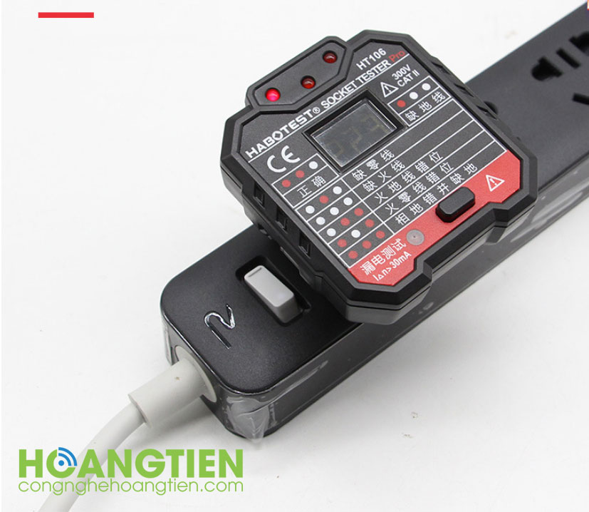 Đồng hồ hiển thị điện áp trạng thái nguồn 1 pha HT106