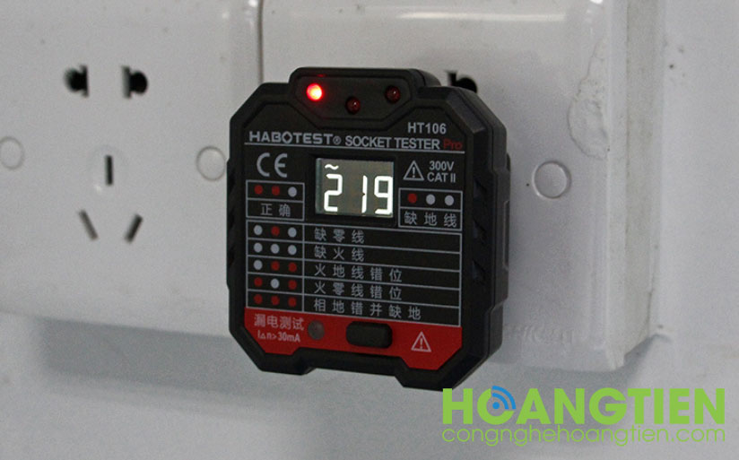 Đồng hồ hiển thị điện áp trạng thái nguồn 1 pha HT106