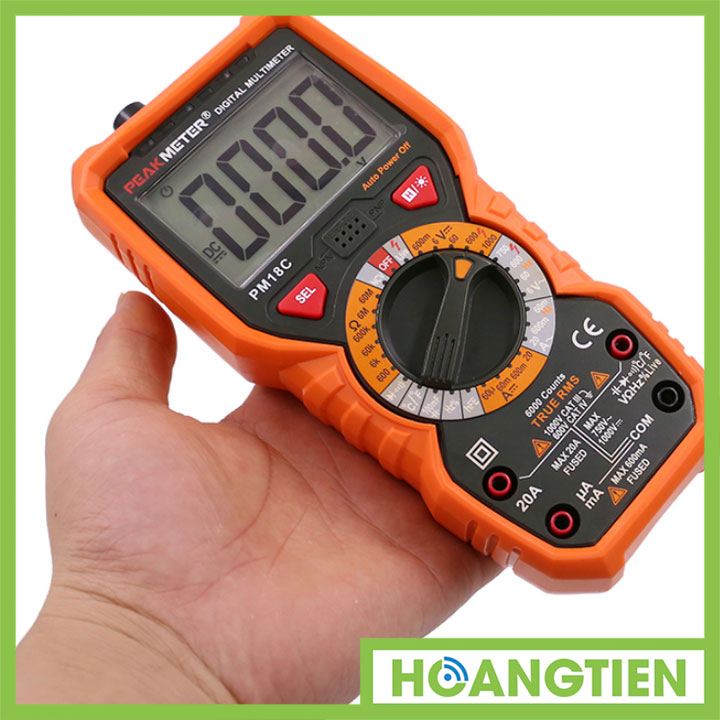 Đồng hồ đo điện đa năng PeakMeter PM18