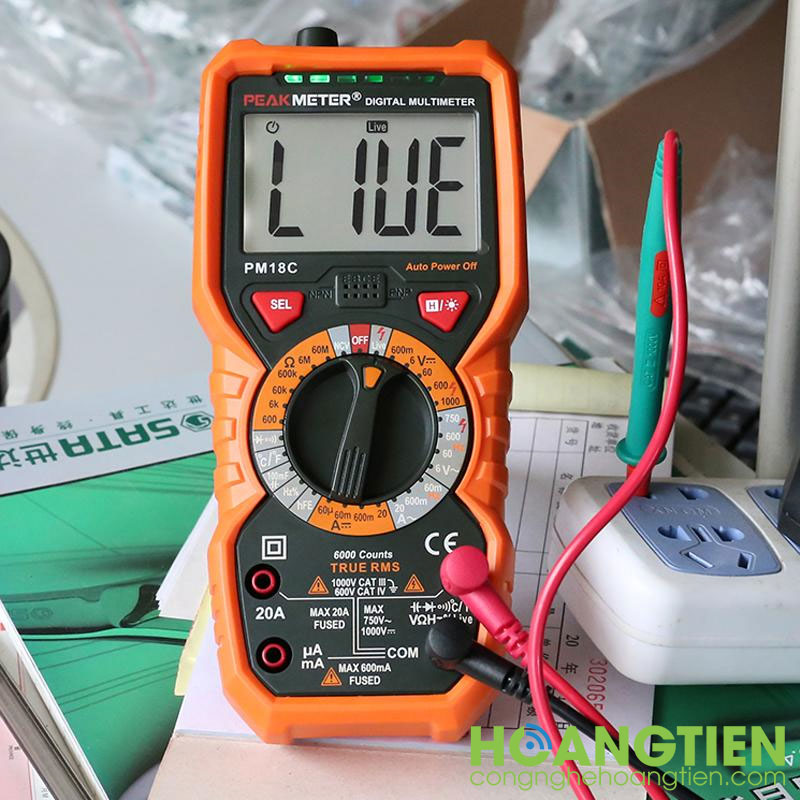 Đồng hồ đo điện đa năng PeakMeter PM18
