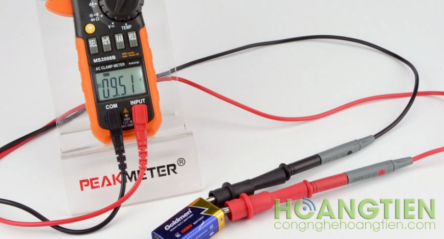 Đồng hồ ampe kìm điện tử PEAKMETER PM2008